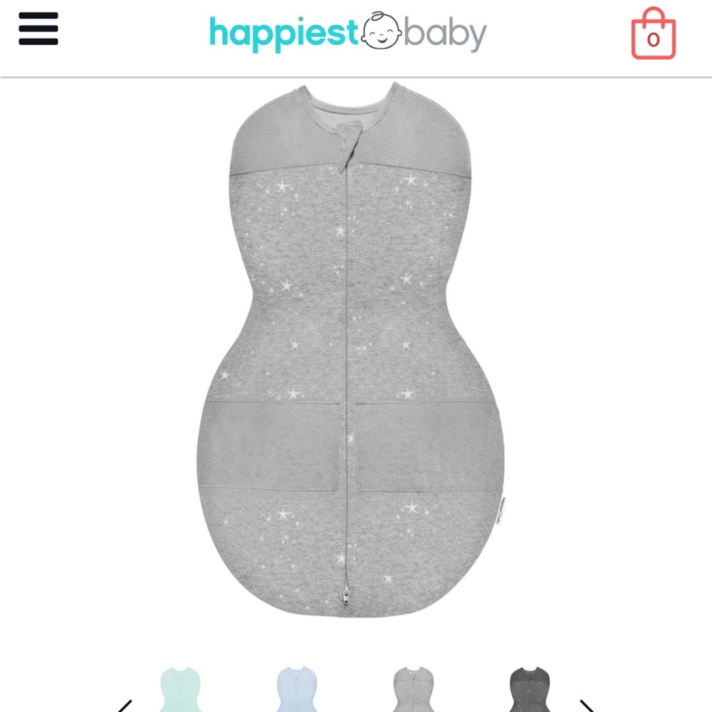 Happiest Baby Gray Planet Sleepea 5 Second Baby Swaddle